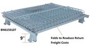 1000 складных стальных фунтов контейнеров сетки, тар для хранения сваренной сетки поставщик