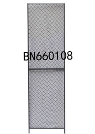 Китай 8&#039; высоко кс 1&#039; широко стальная сетка разделяя сплетенную ячеистую сеть обшивает панелями серый законченный цвет завод